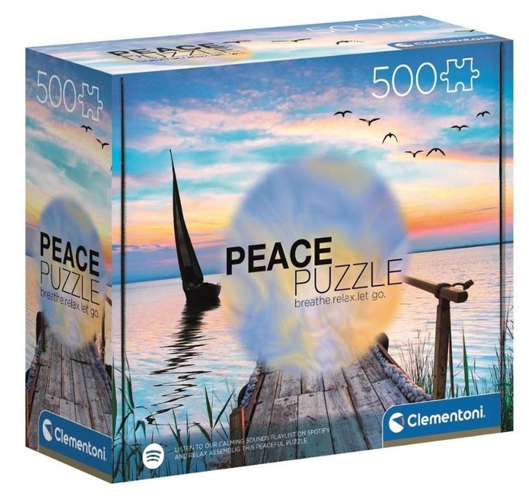 Clementoni, Peace Collection, Peaceful Wind, puzzle, 500 elementów