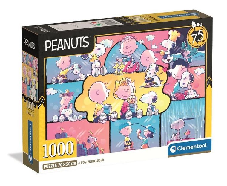 Clementoni, Peanuts, puzzle, 1000 elementów