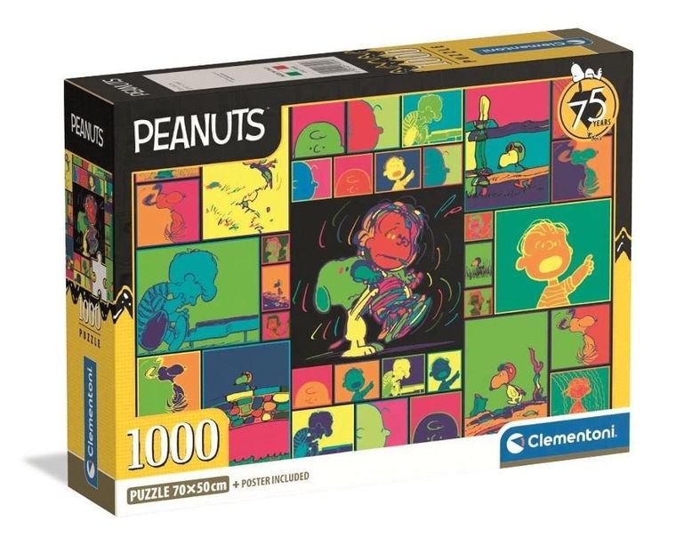 Clementoni, Peanuts, puzzle, 1000 elementów