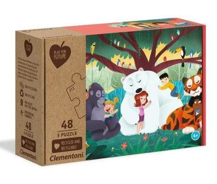 Clementoni, Play For Future, Fantasyland, puzzle, 3-48 elementów