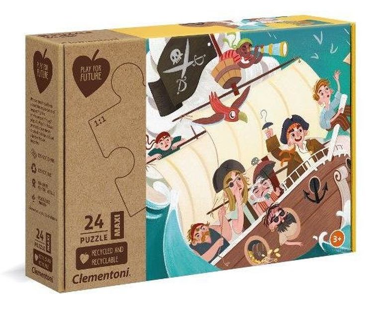 Clementoni, Play for future, Yo ho ho!, puzzle maxi, 24 elementy