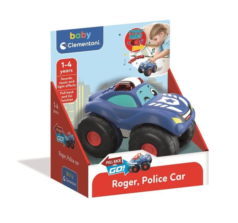 Clementoni, policja, pojazd interaktywny
