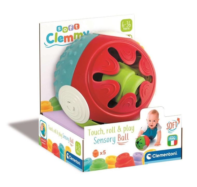 Clementoni, Soft Clemmy, piłeczka sensoryczna