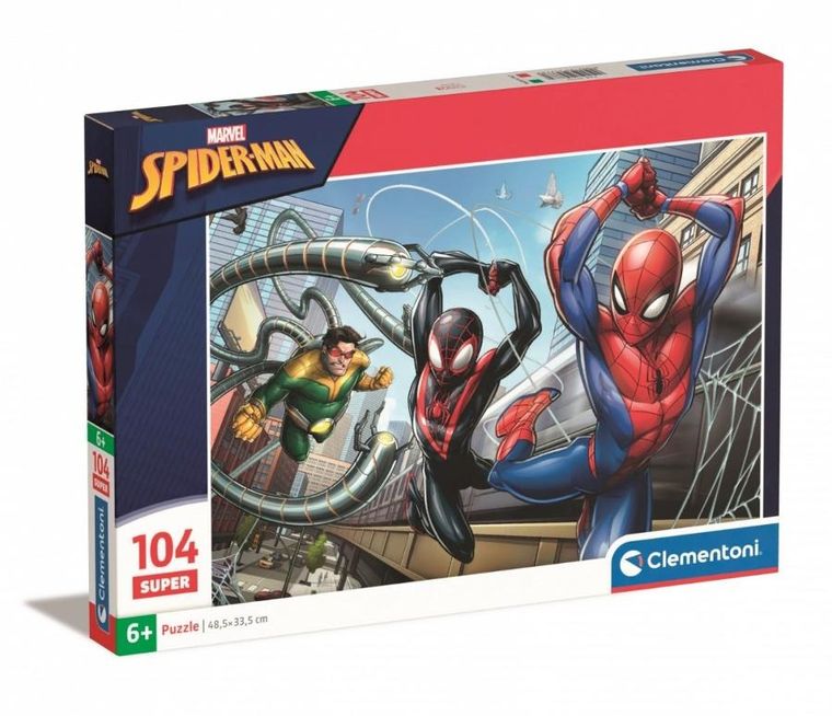 Clementoni, Spider-Man, puzzle, 104 elementy