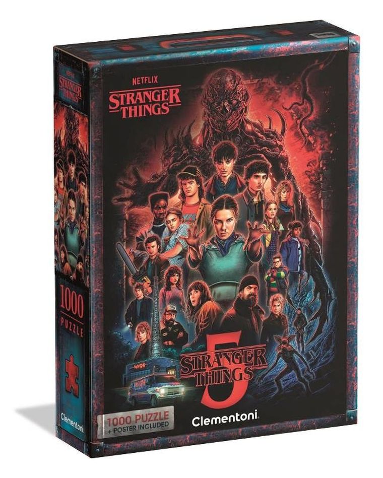 Clementoni, Stranger Things, puzzle, 1000 elementów