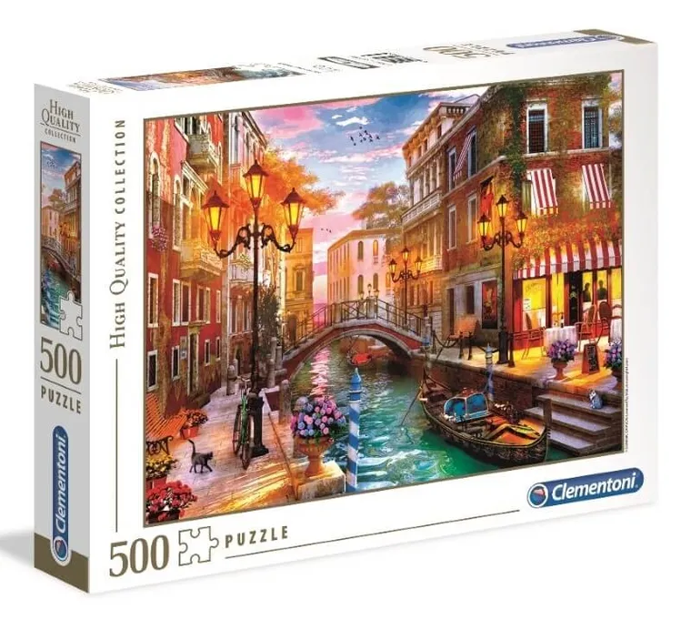 Clementoni, Sunse over Venice, puzzle, 500 elementów