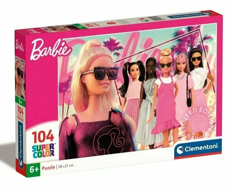 Clementoni, Super, Barbie, puzzle, 104 elementy