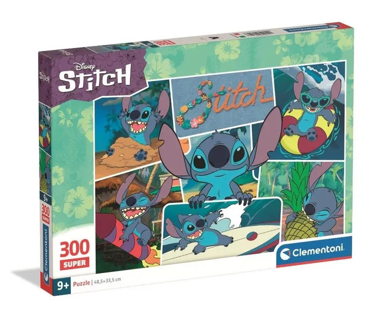 Clementoni, Super Color, Lilo i Stitch, puzzle, 300 elementów