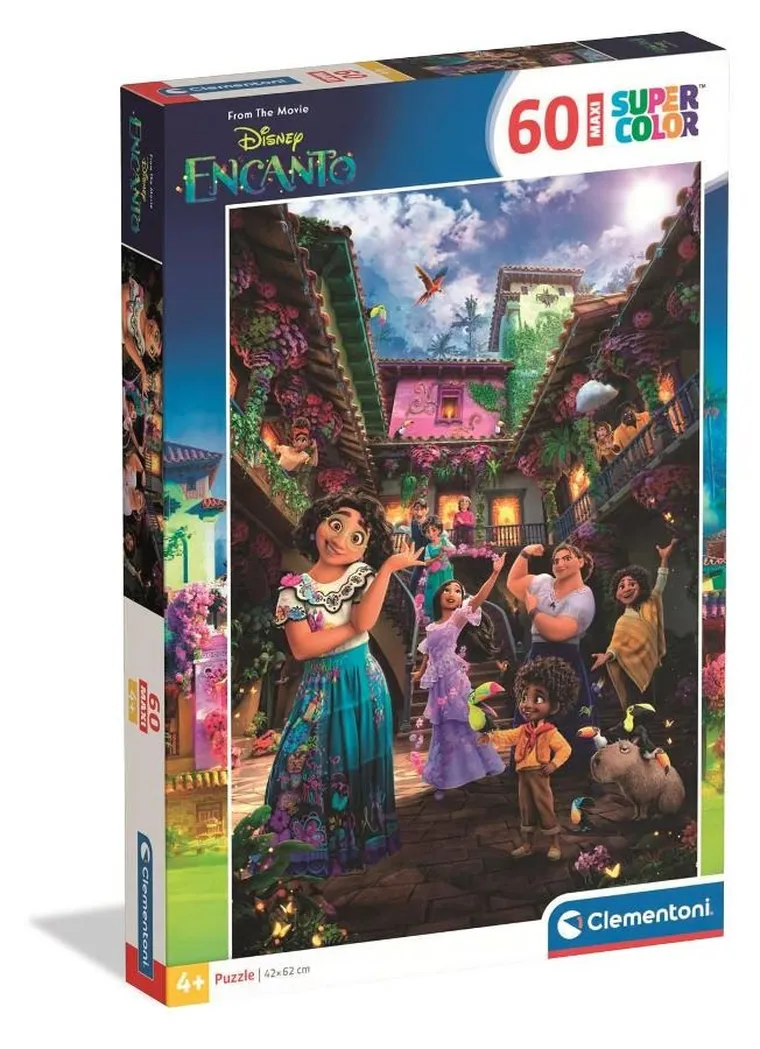 Clementoni, Super Color, Nasze magiczne Encanto, puzzle maxi, 60 elementów