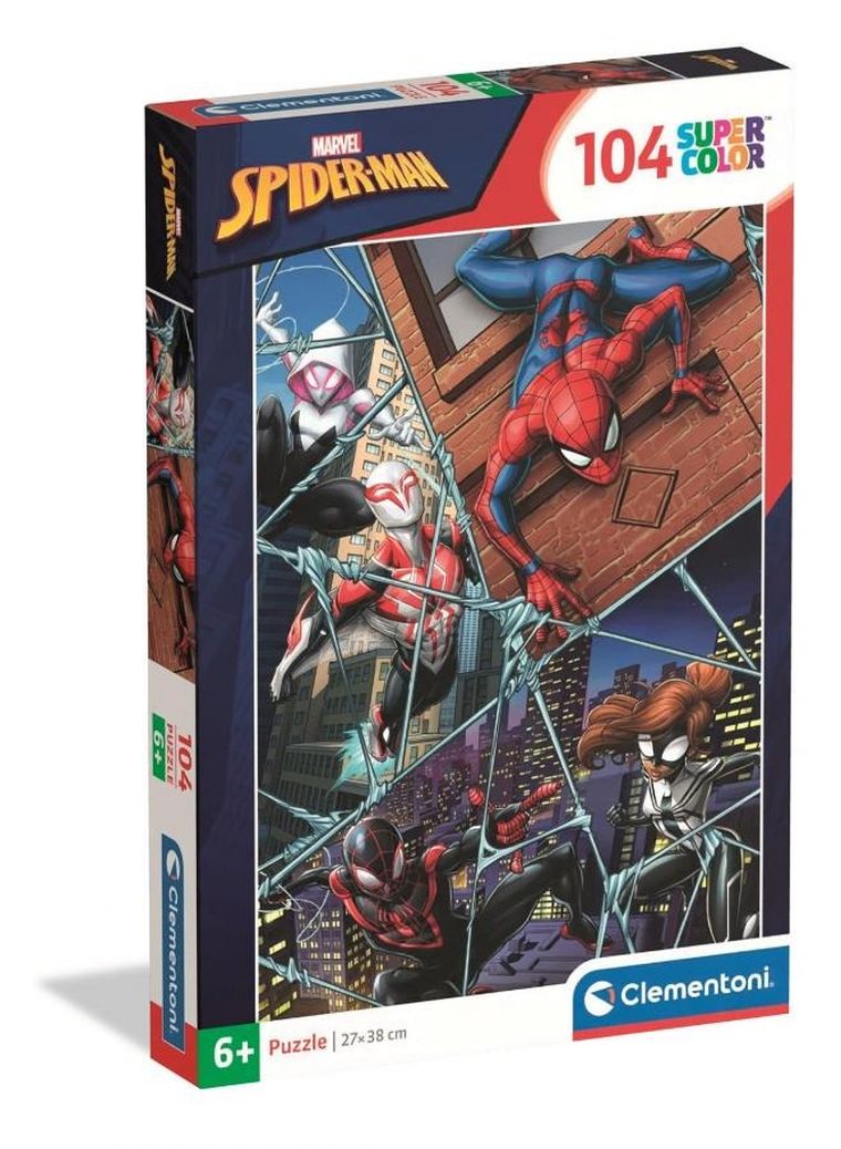 Clementoni, Super Color, Spider-Man, puzzle, 104 elementy