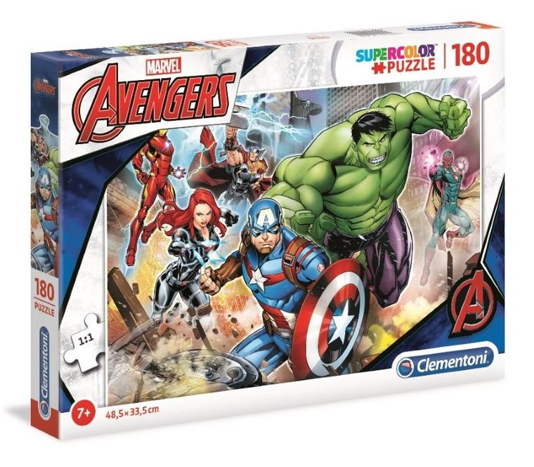 Clementoni, Super Color, The Avengers, puzzle, 180 elementów