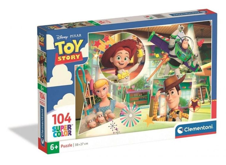 Clementoni, Super Color, Toy Story, puzzle, 104 elementy