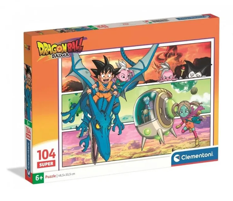 Clementoni, Super, Dragon Ball Daima, puzzle, 104 elementów