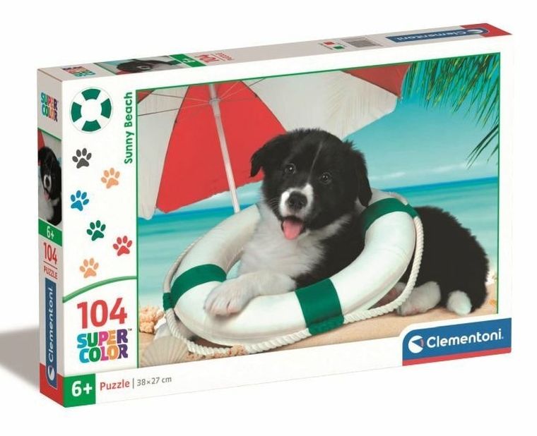 Clementoni, Super, Sunny Beach, puzzle, 104 elementy