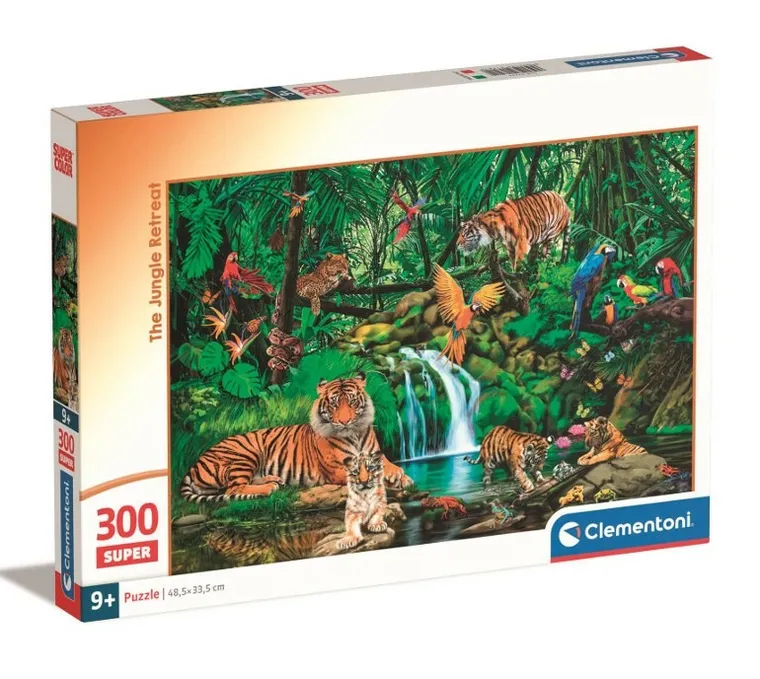 Clementoni, Super, The Jungle Retreat, puzzle, 300 elementów