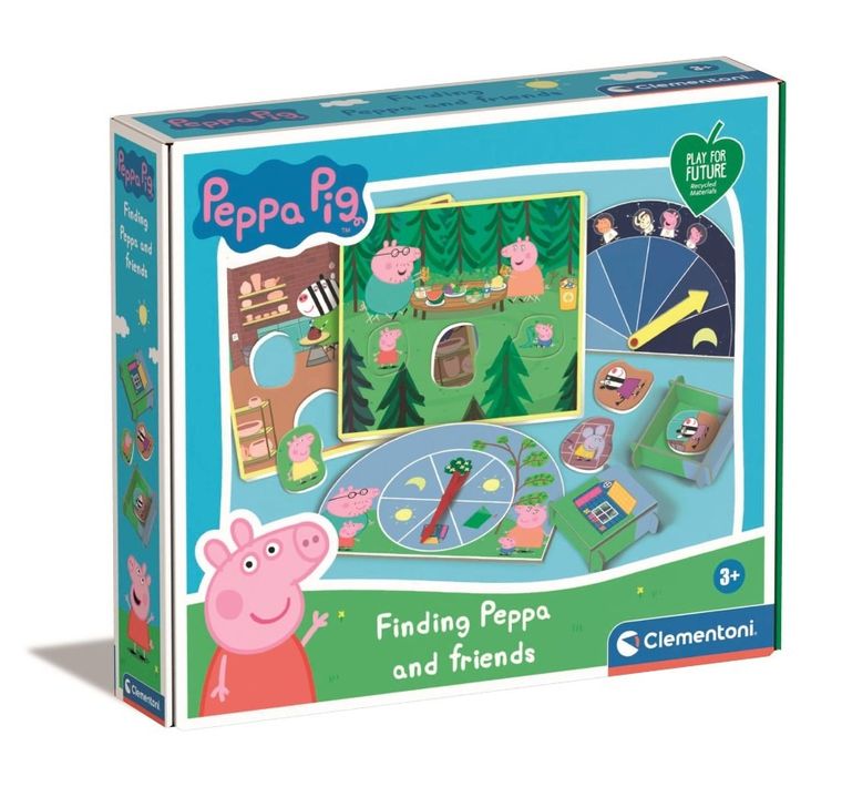 Clementoni, Świnika Peppa, Zabawy, gra edukacyjna