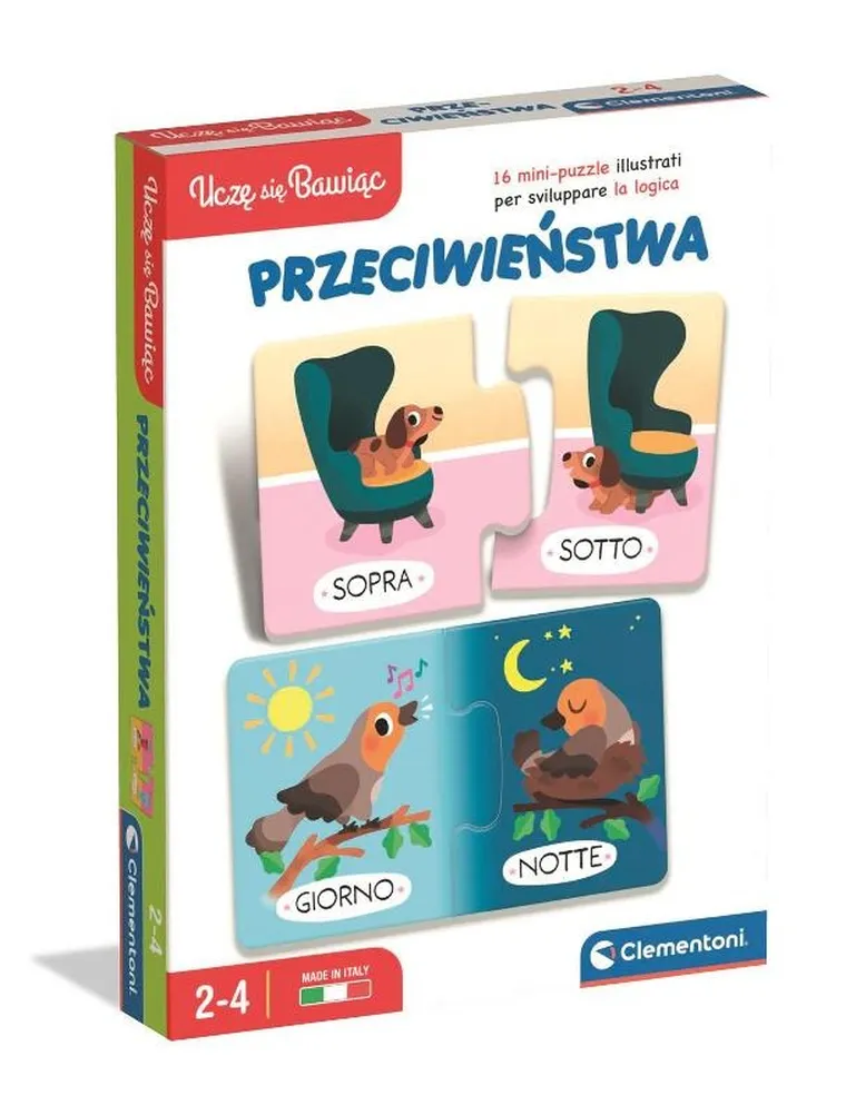 Clementoni, Uczę się bawiąc, Przeciwieństwa, dopasuj pary