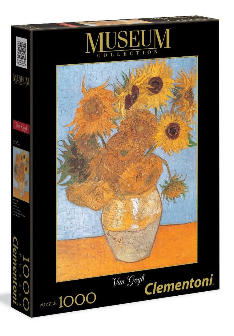 Clementoni, Van Gogh, Słoneczniki, puzzle, 1000 elementów
