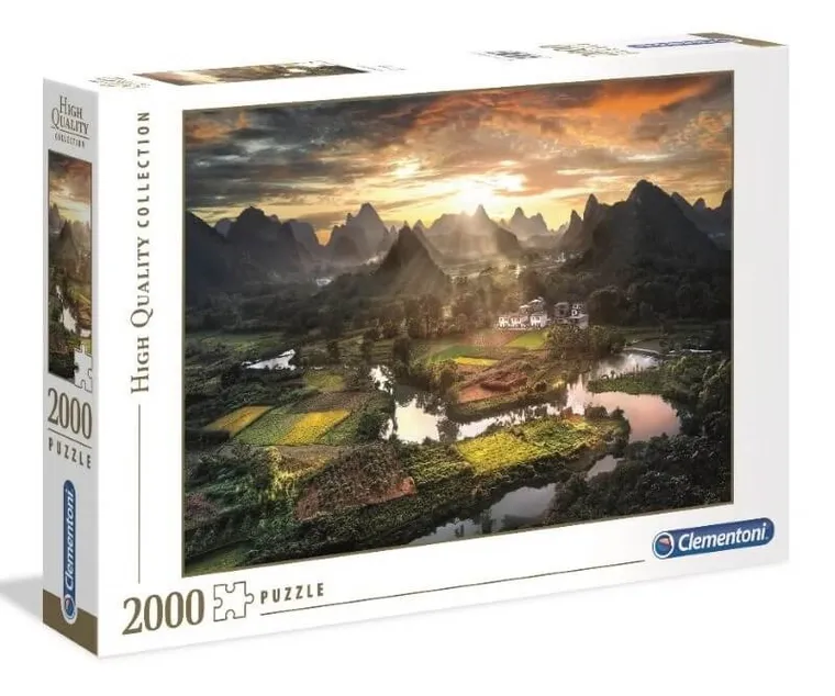 Clementoni, View of china, puzzle, 2000 elementów