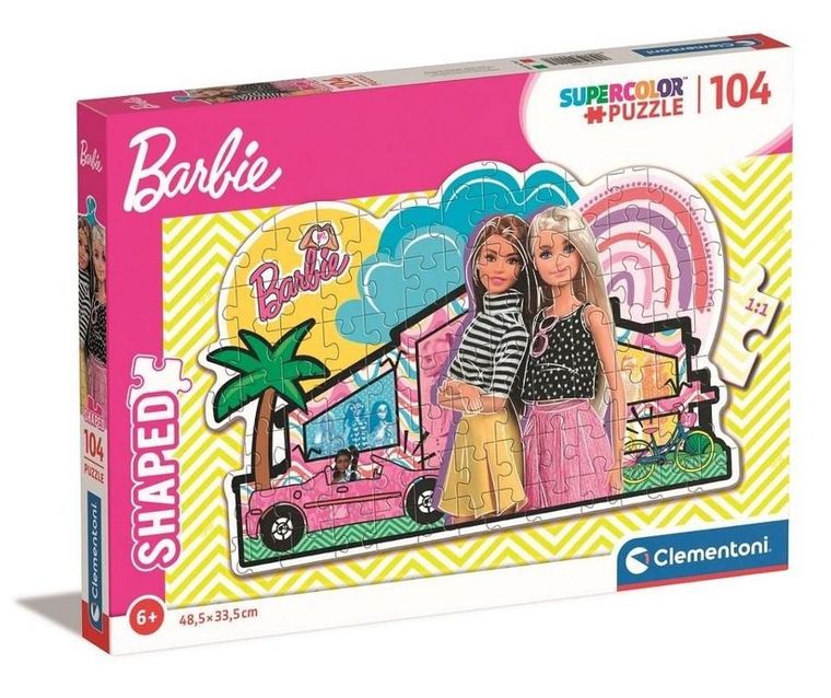 Clementoni, Wyjątkowa kolekcja, Barbie, puzzle, 104 elementy