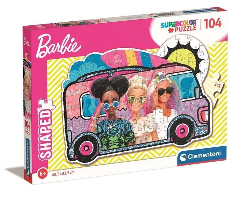 Clementoni, Wyjątkowa kolekcja Barbie, puzzle, 104 elementy