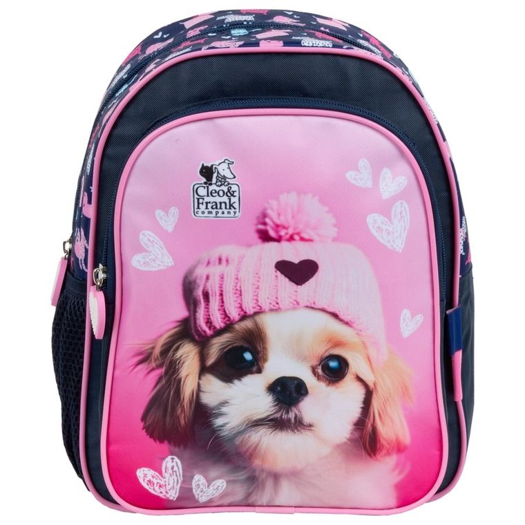 Cleo i Frank, plecak dla przedszkolaka, Pies