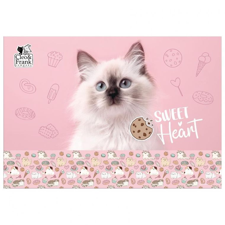 Cleo i Frank, podkładka na biurko, Kot