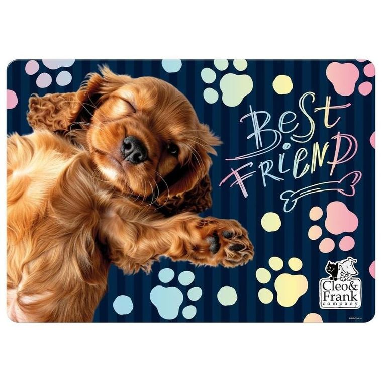 Cleo i Frank, podkładka na biurko, laminowana, Pies