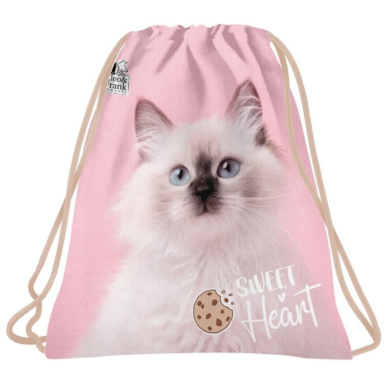 Cleo i Frank, worek sportowy, Kot