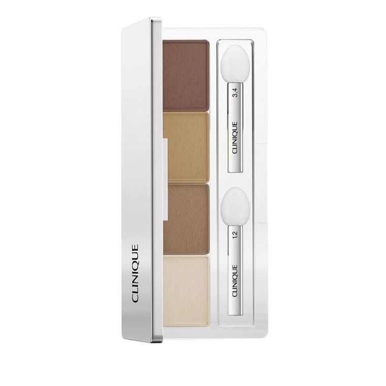 Clinique, All About Shadow, Quad, poczwórne cienie do powiek, Teddy Bear, 3.3g