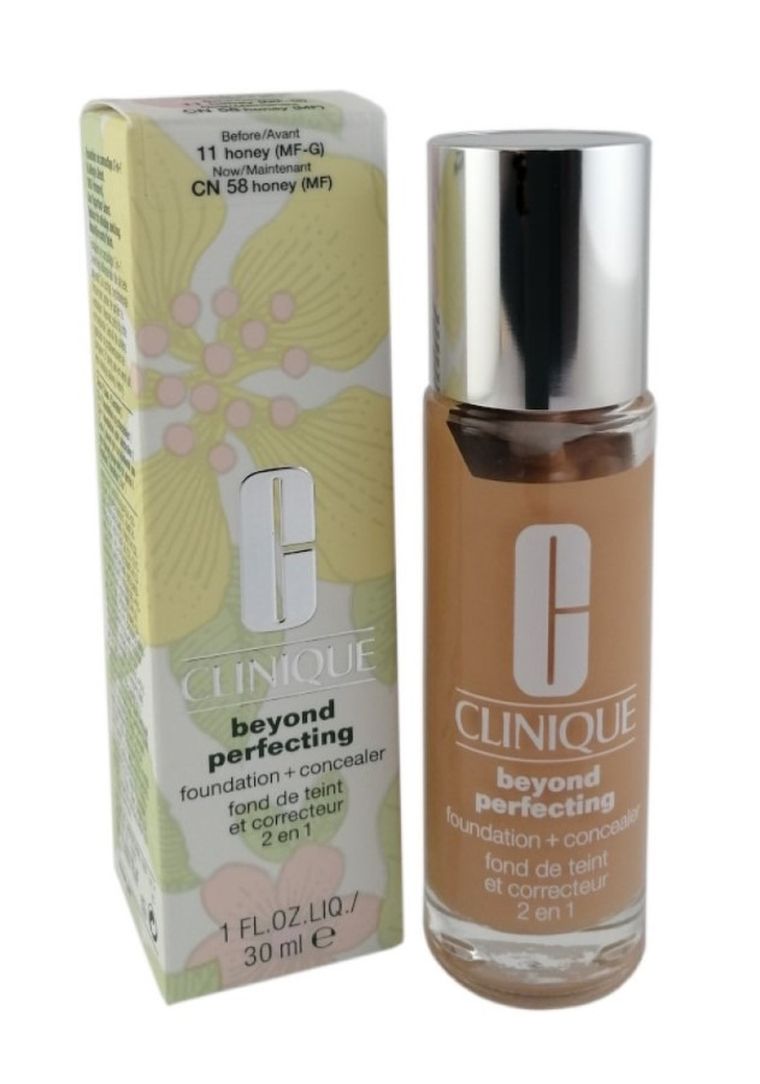 Clinique, Beyond Perfecting, Foundation + Concealer, podkład do twarzy i korektor, CN58 11 Honey, 30 ml