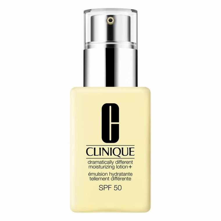 Clinique, Dramatically Different Moisturizing Lotion+ SPF50, lekka emulsja nawilżająca, 75 ml
