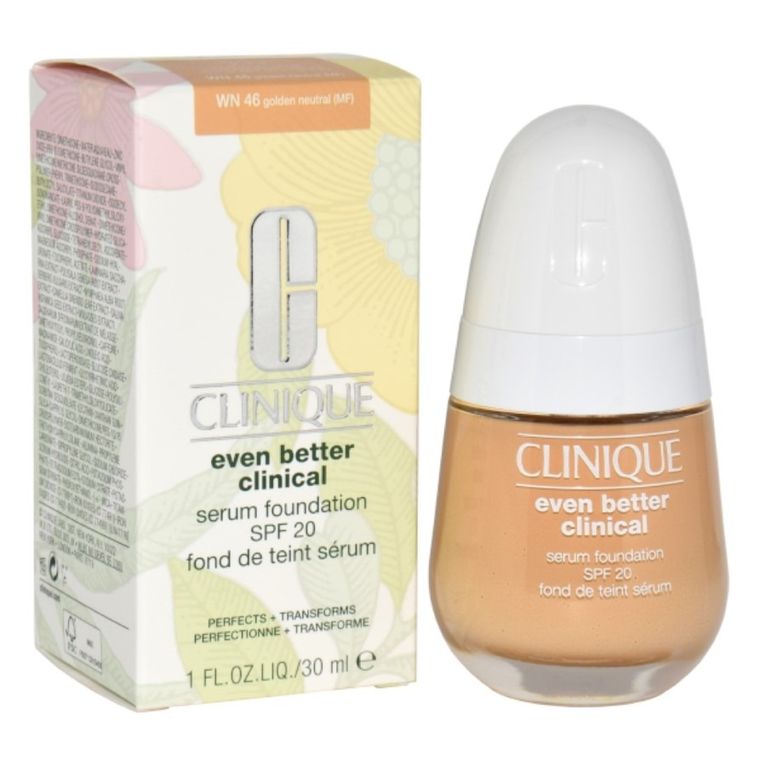 Clinique, Even Better, Clinical Serum Foundation SPF 20, podkład do twarzy, WN46 Golden Neutral, 30 ml