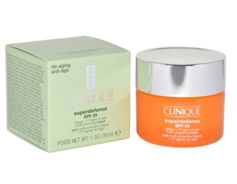 Clinique, Superdefense, SPF 25 Multi-Correcting Cream Dry Combination, krem do twarzy, 30 ml