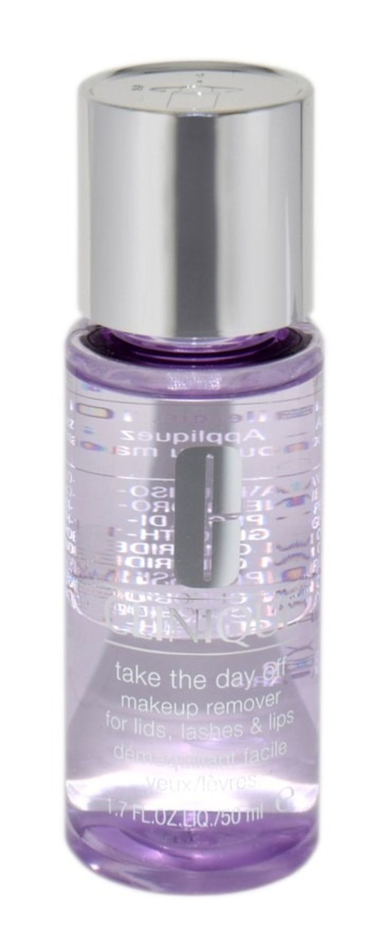 Clinique, Take The Day Off Make Up Remover, dwufazowy płyn do demakijażu twarzy i ust, 50 ml