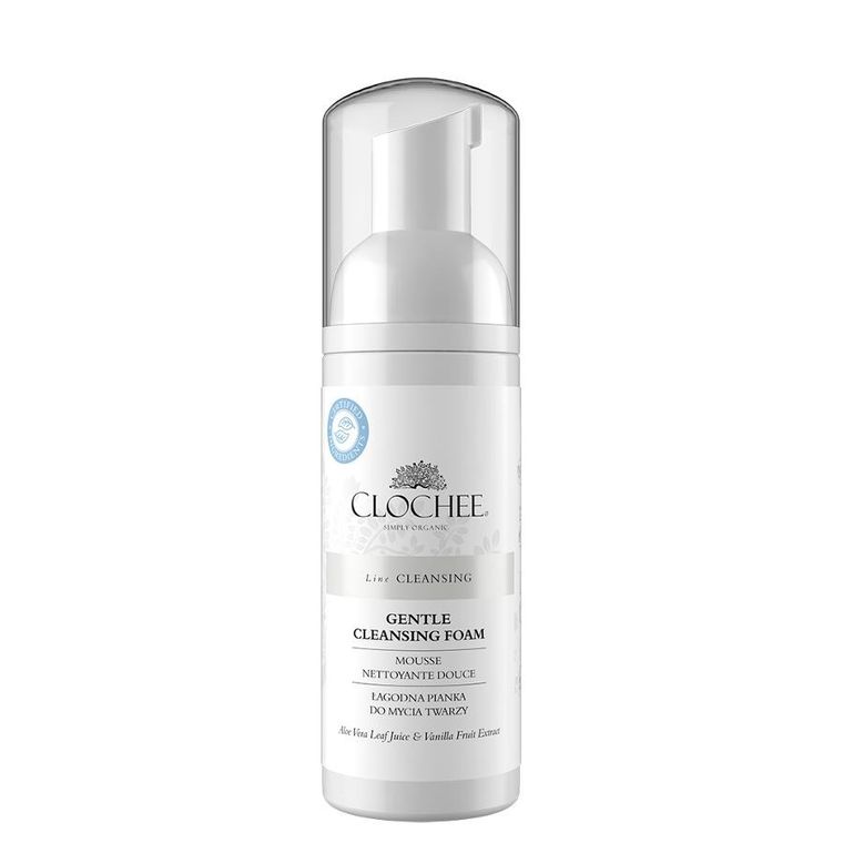 Clochee, Gentle Cleansing Foam, łagodna pianka do mycia twarzy, 150 ml