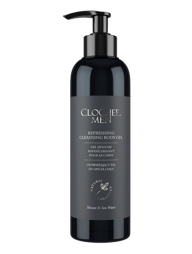 Clochee, Men Refreshing Cleansing, żel do mycia ciała dla mężczyzn, 250 ml