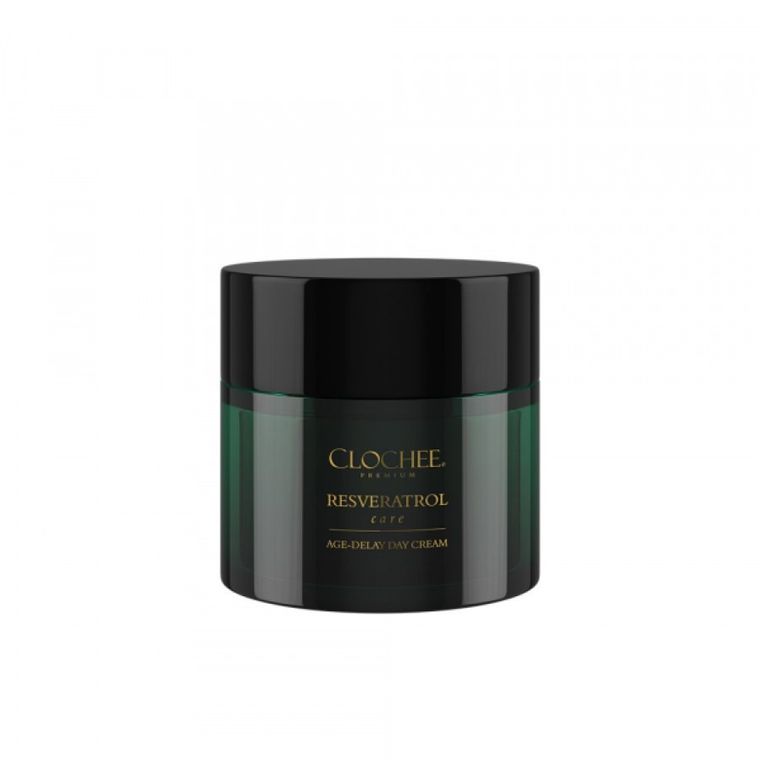 Clochee, Resveratrol Care, Age-Delay Day Cream, krem młodości na dzień, 50 ml