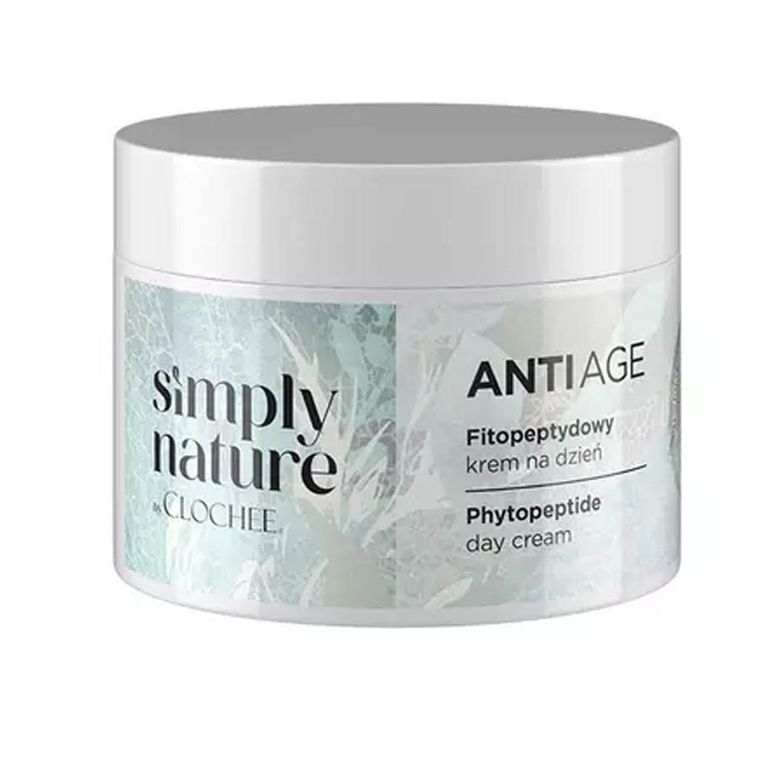 Clochee, Simply Nature, fitopeptydowy krem na dzień, 50 ml
