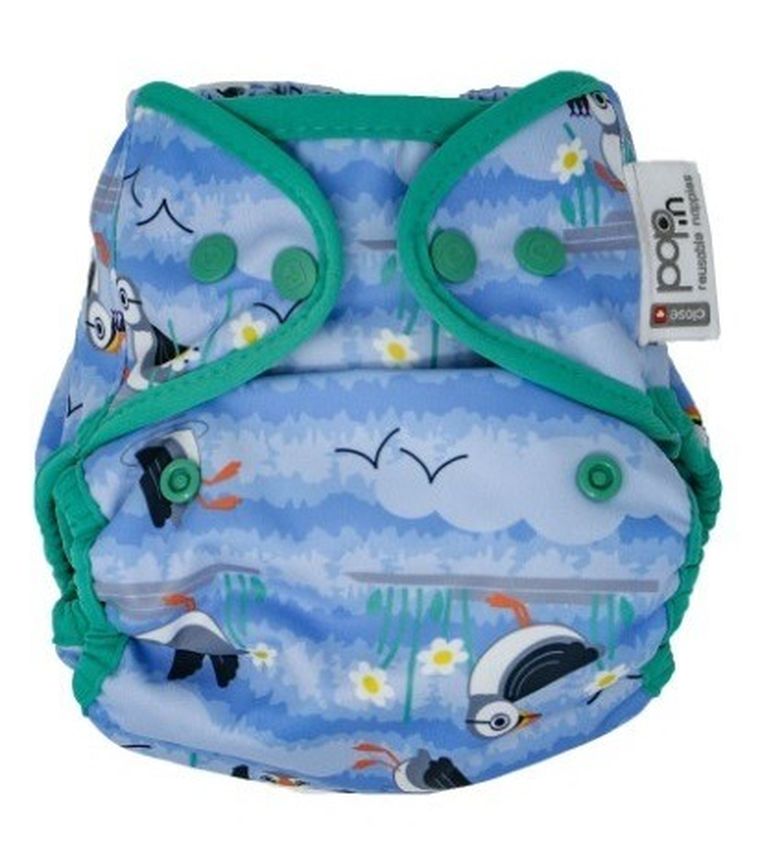 Close, otulacz z napami, Blue Puffin