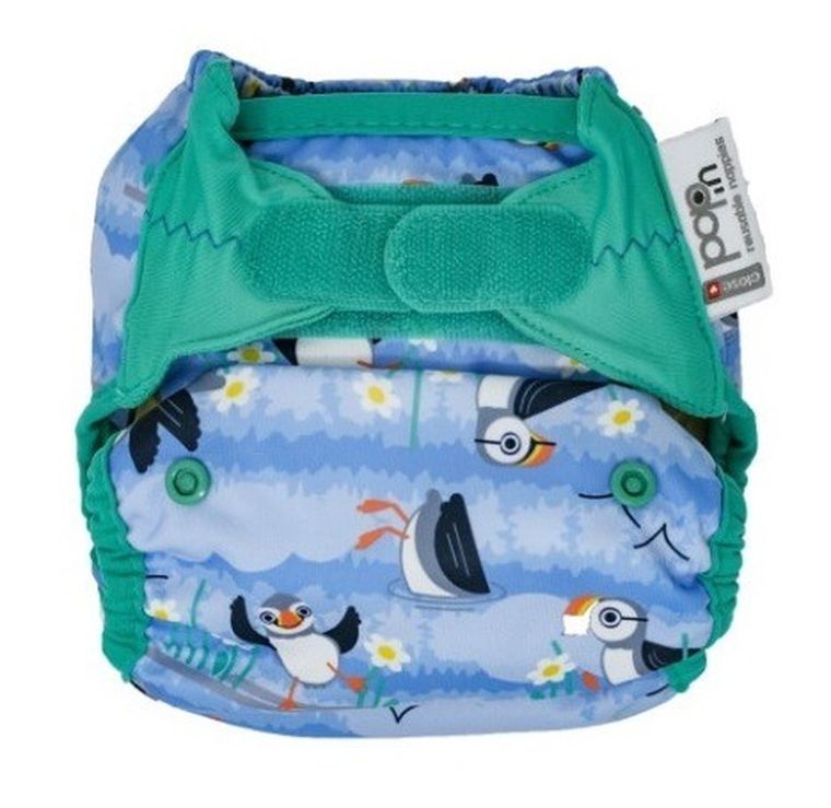 Close, otulacz z rzepami, Blue Puffin