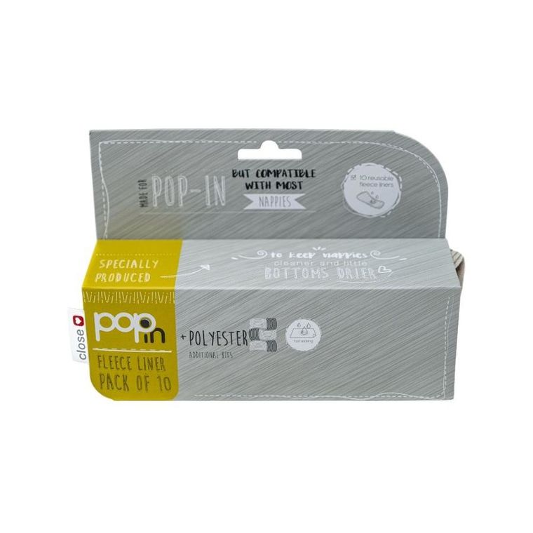 Close, wkładki polarowe do pieluch wielorazowych, 10 szt.