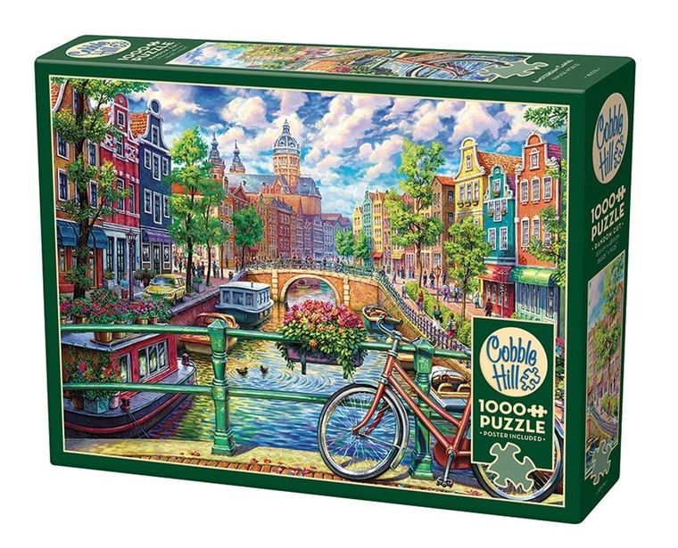 Cobble Hill, Amsterdam, Niderlandy, puzzle, 1000 elementów