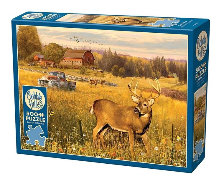 Cobble Hill, Jeleń na polu, puzzle, 500 elementów