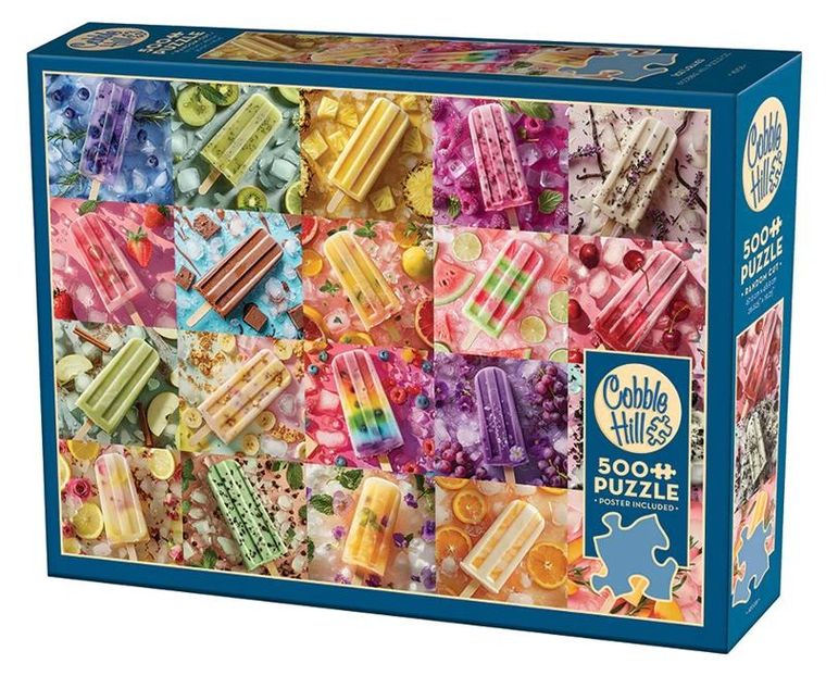 Cobble Hill, Lody na patyku, puzzle, 500 elementów