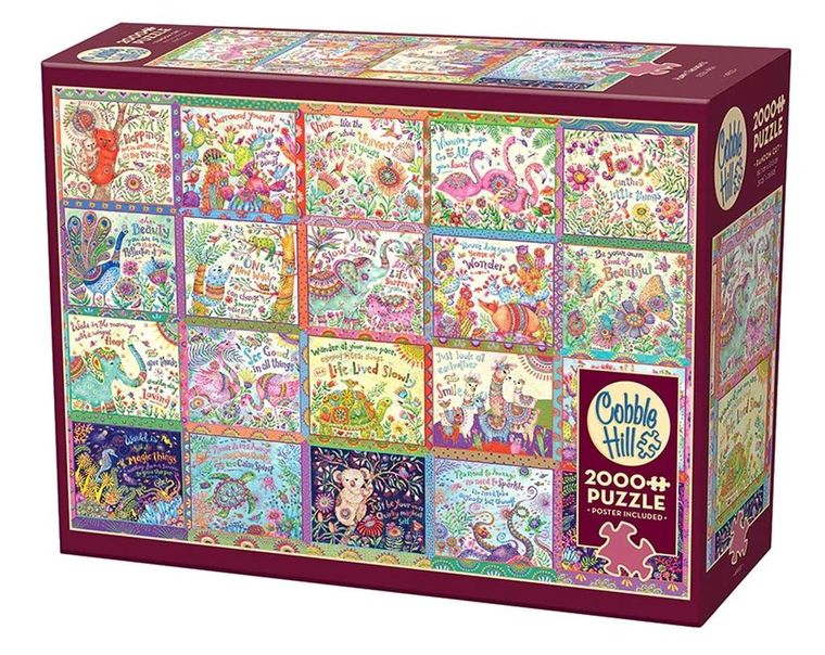 Cobble Hill, Pozytywne myśli, puzzle, 2000 elementów