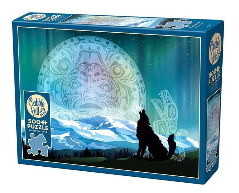 Cobble Hill, Samotny wilk, puzzle, 500 elementów