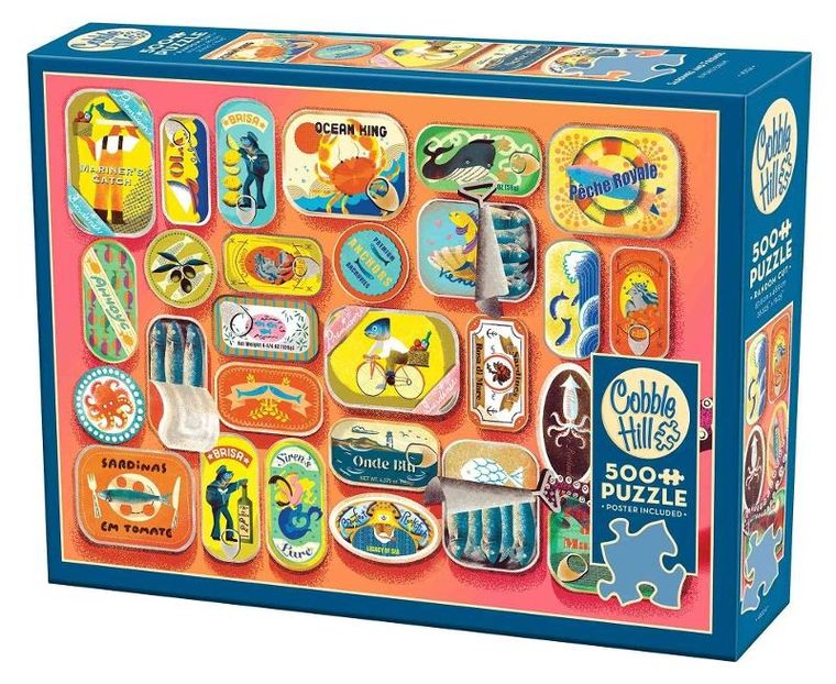 Cobble Hill, Sardynki i przyjaciele, puzzle, 500 elementów