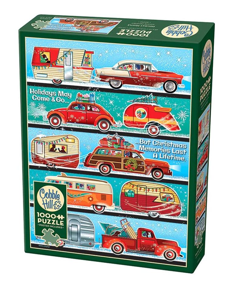 Cobble Hill, Świąteczna podróż, puzzle, 1000 elementów
