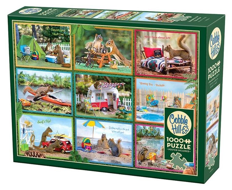 Cobble Hill, Wiewiórki na wakacjach, puzzle, 1000 elementów